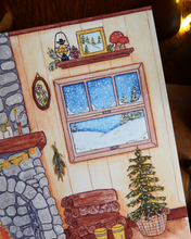 Charger l'image dans la galerie, 🎄Au coin du feu❄️Affiche A4🧣