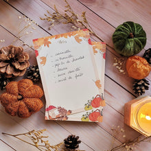 Charger l'image dans la galerie, Bloc notes d'automne