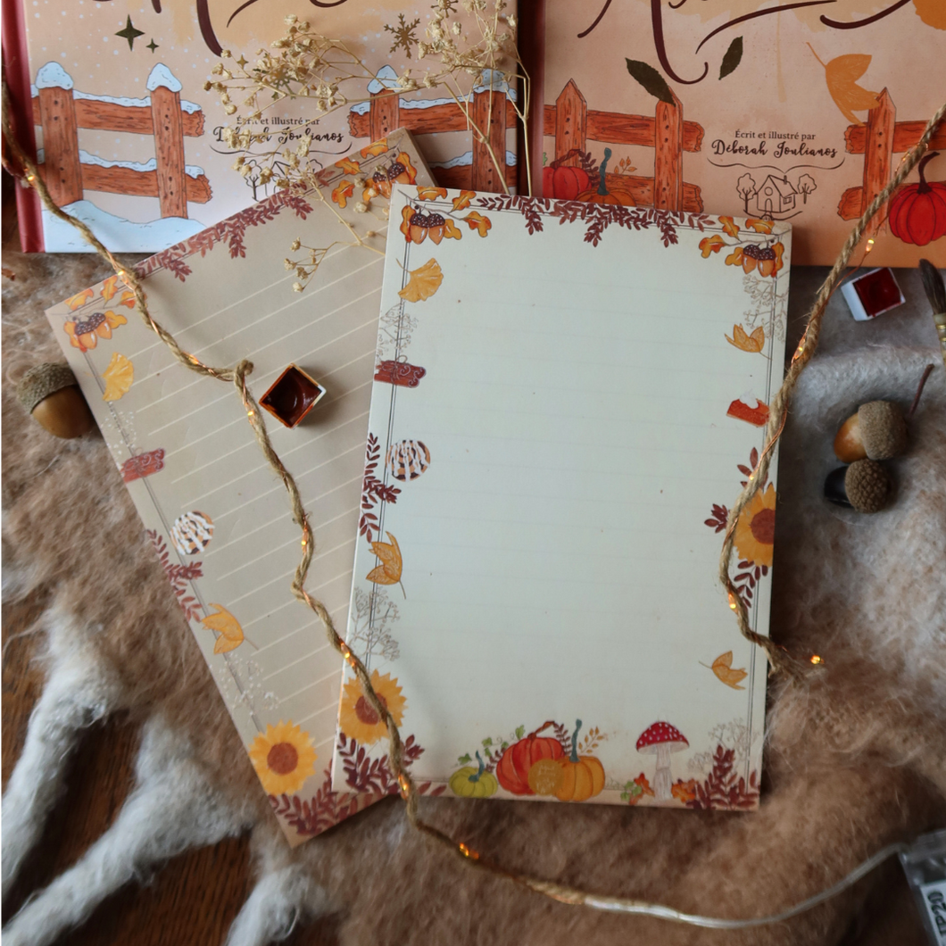 🤎Bloc notes Automne Cocooning BRUN🍂