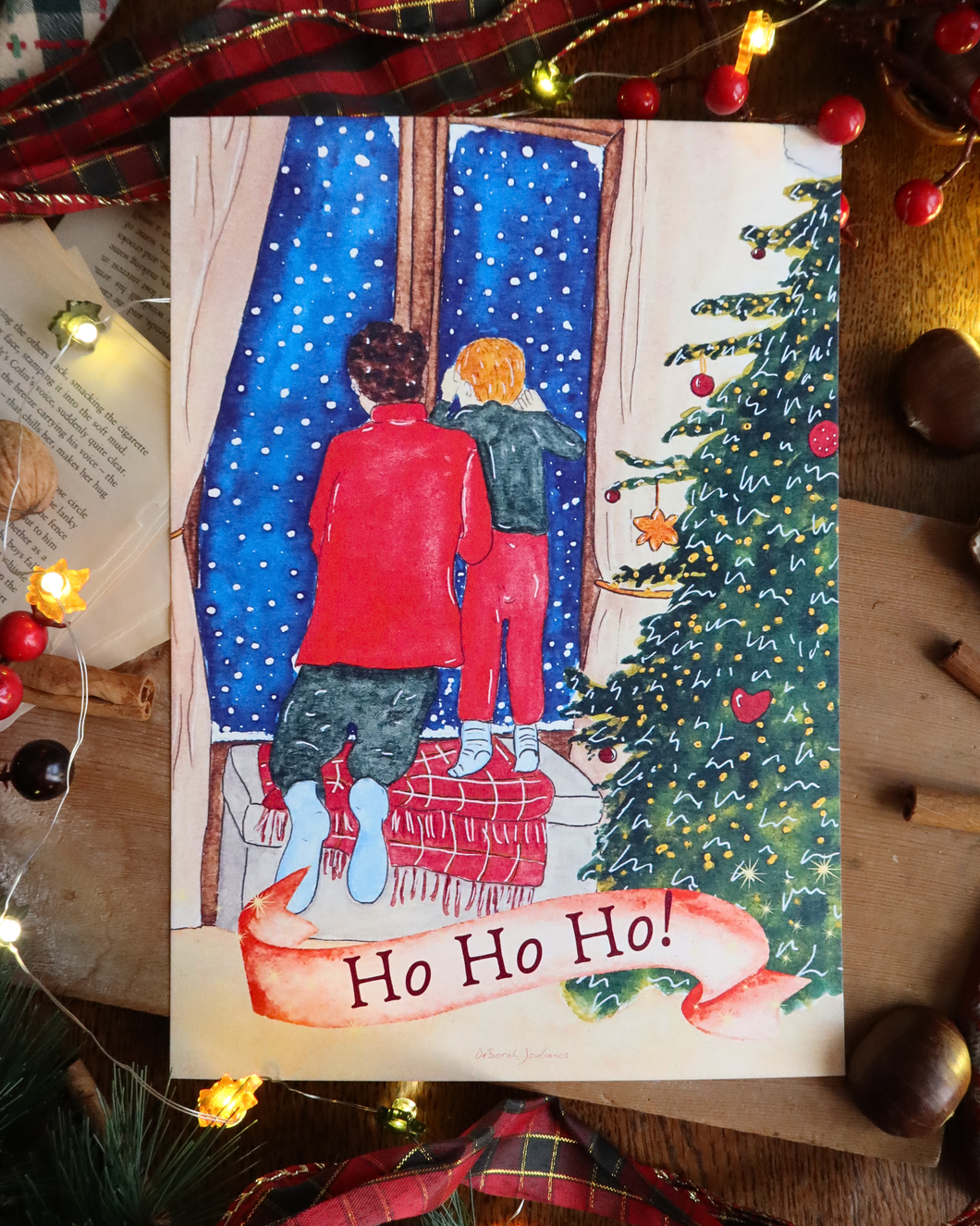 🎅Ho!Ho!Ho!🎄Affiche A4✨