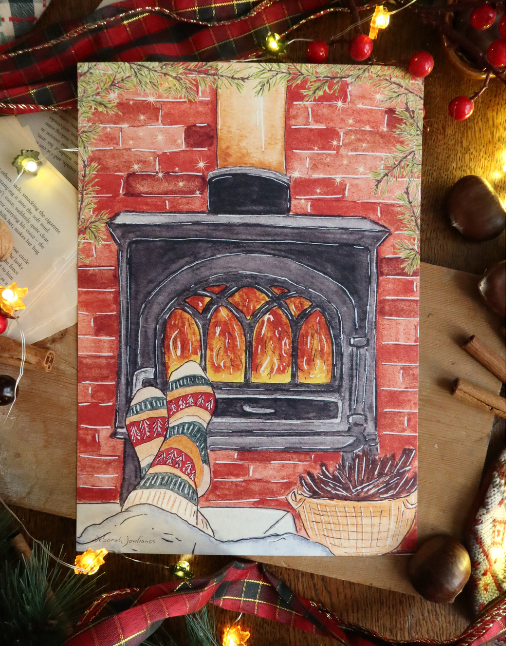 🧣Warm & Cozy Christmas🧦Affiche A4 ✨