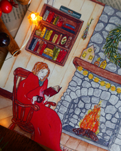 Charger l&#39;image dans la galerie, 🎄Au coin du feu❄️Affiche A4🧣
