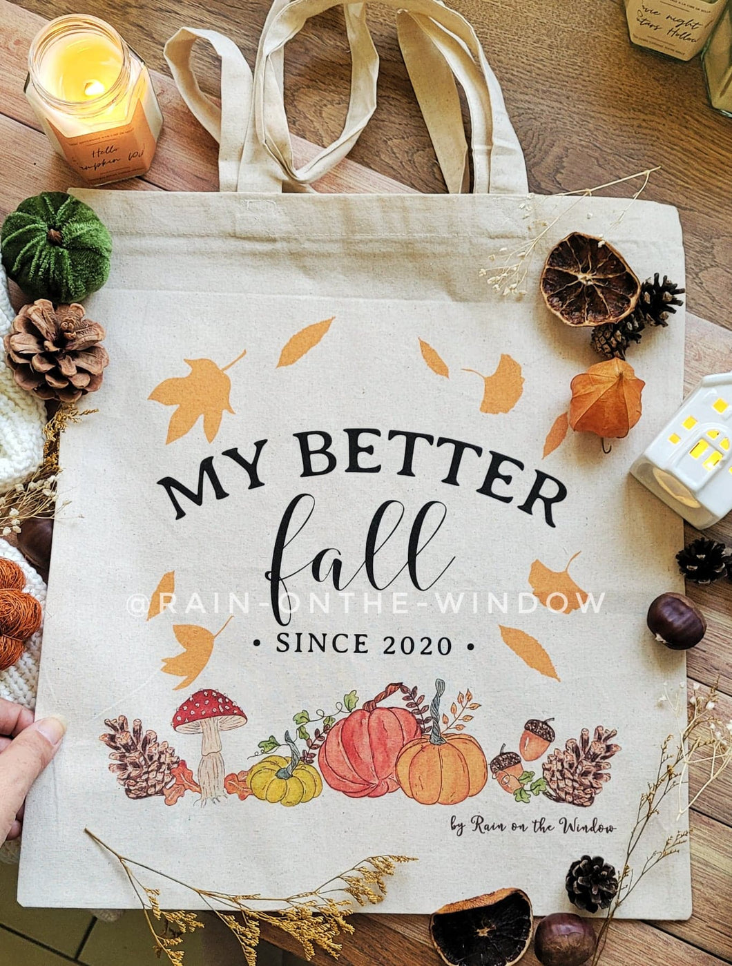 Tote bag MY BETTER FALL